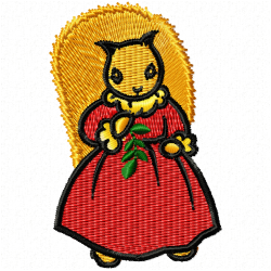 Rabbits Embroidery Design 12